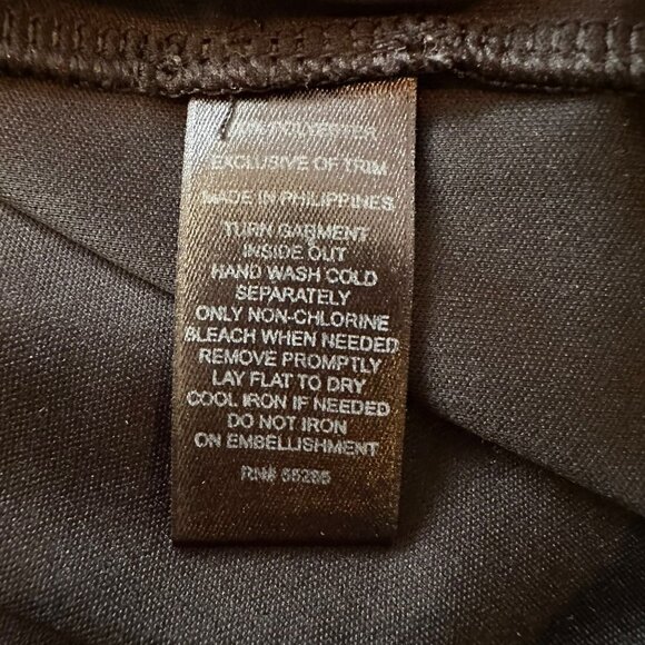 Express | Black Beaded Sheer Lined Slip Mini Dress Women's Small Spaghetti Strap - Picture 6 of 12